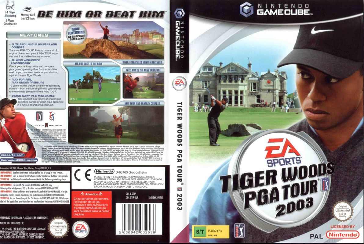 Tiger Woods PGA Tour 2001 (EU) PS2 ISO | Best Rom Place Playstation